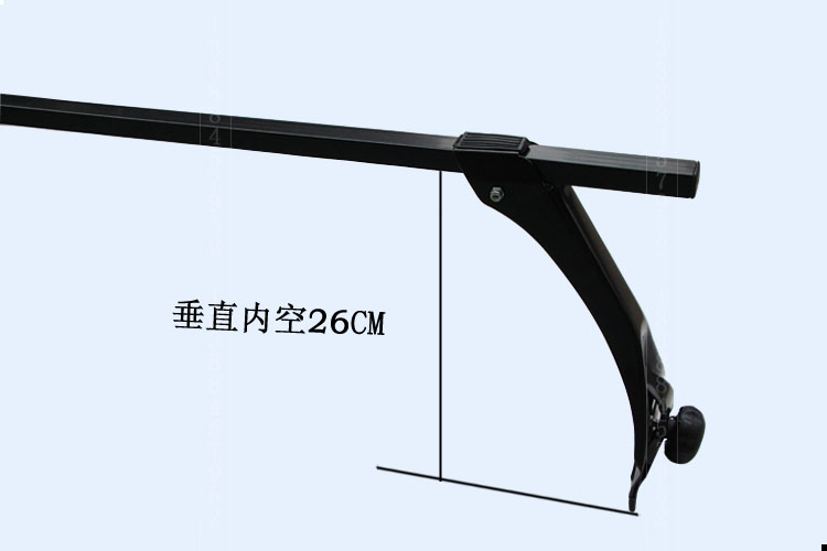 Cheetah Đen Vua Kong có mưa máng giá hành lý Mitsubishi Qipai Pajero roof rack xà ngang khung ngang kẹp móng vuốt