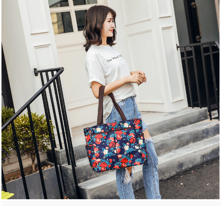 Túi đeo vai nữ 2018 mới dung lượng lớn xách tay không thấm nước vải Oxford túi hoang nữ túi lớn túi xách