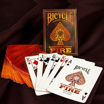 Bike poker Bicycle Fire and ice Fire ice element collection flower cut poker