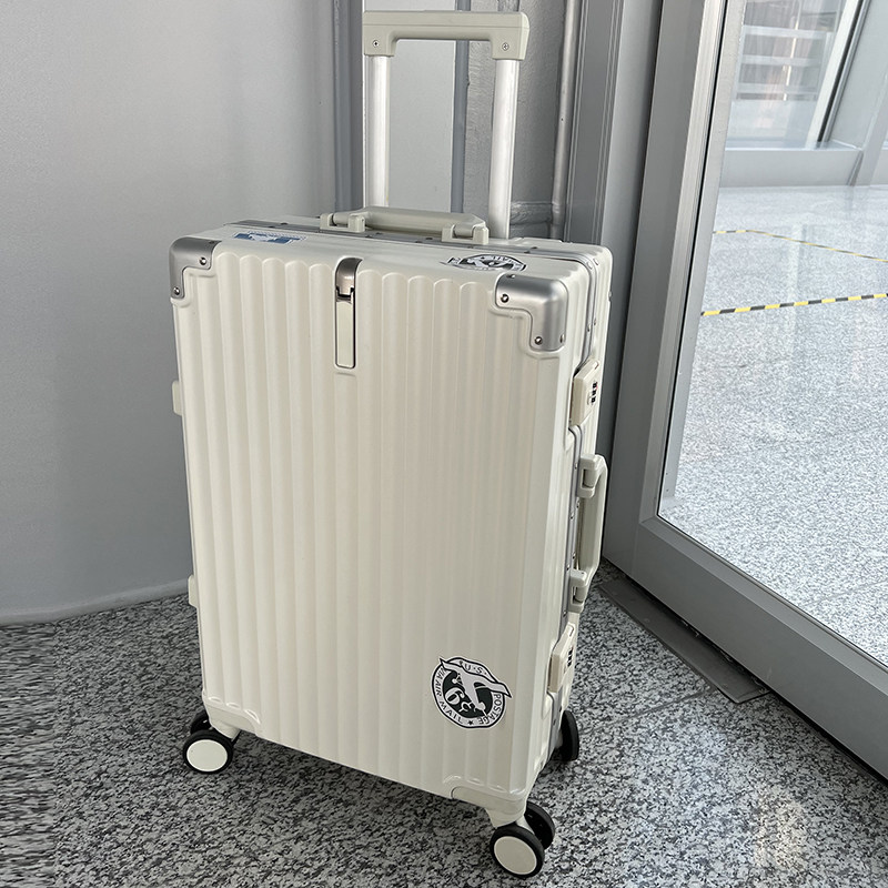 Suitcase Men And Women Student Day Tie Box Aluminum Frame Boarding Box Muted Universal Wheels Dry And Wet Separation Suitcase