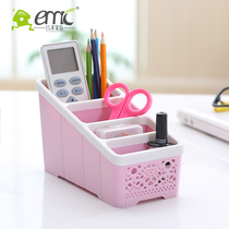 Creative Remote Control Pen-type Nashbox Desktop Case Desktop Case Shelve Finishing Box Air Conditioning Large pen holder containing Doge