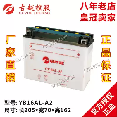 VMAX1200 locomotive battery YB16AL-A2 hydropower bottle 12V16AH Brand new Guyue battery