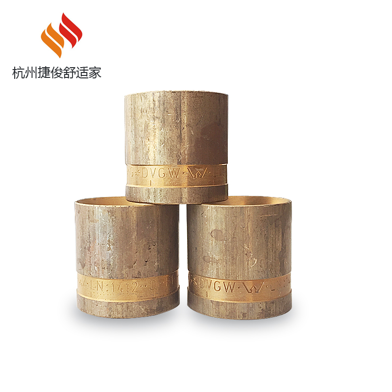 German original imported German Ruihao geothermal radiator PE tube tightening copper sleeve ring slip-tight connection copper fittings