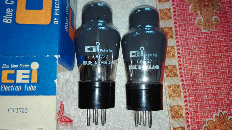 Brand new antique UK CEI CV1732 vacuum tube collection Fever with fever Acoustic Toxicology Solid promotion