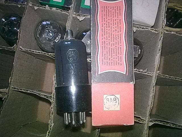 Antique brand new collection Italian 6A8GT 6A8 vacuum tube liner machine Fever sound radio