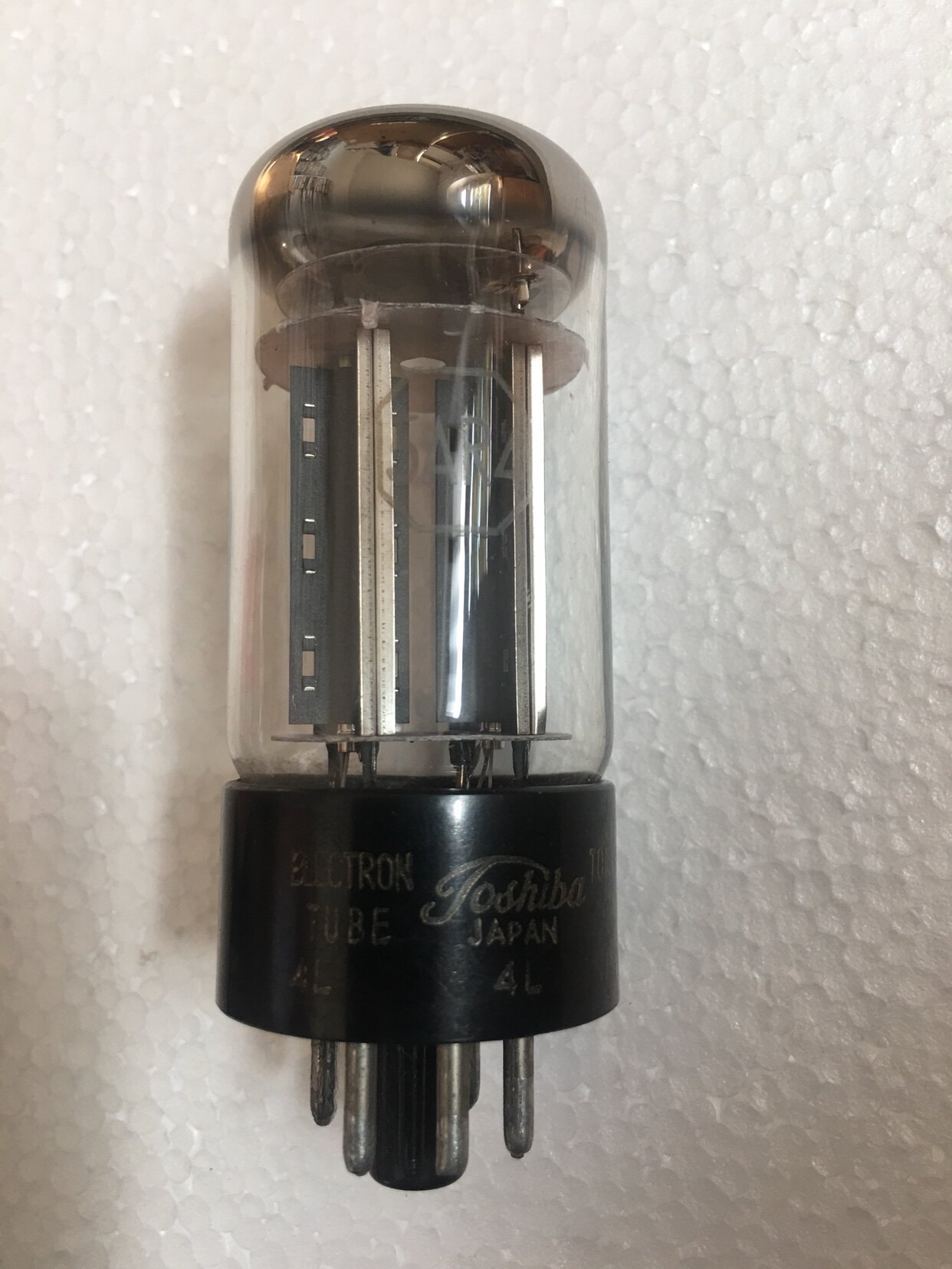 New antique Japanese Toshiba 5AR4 vacuum tube real picture spot replacement 5Z3P GZ34 Fever rectification tube
