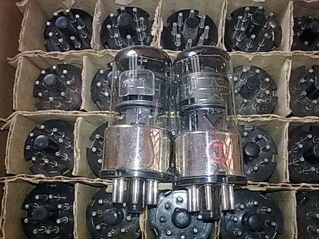 New Dawn 60s 6J4P vacuum tube replacement 6m 4 6m 4C 6AC7 CV849 1852 pairing