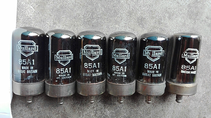 Brand New Antique Collections British Large Shield 85A1 Vacuum Tube Voltage Regulator Tube Key Seat Real Figure Spot Promotion