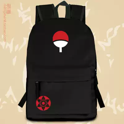Naruto school bag male and female student backpack backpack backpack animation surrounding Naruto Sasuke Kakasi leisure bag
