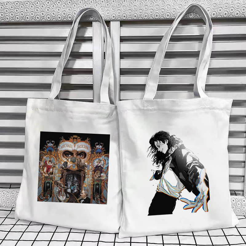 Michael Jackson Canvas Bag for Men and Women Michael Jackson Canvas Bag for Class and Book Carrying