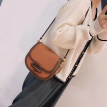 Autumn Winter New Lady Single Shoulder Inclined Cross Horse Saddle Bag Single Shoulder Bag Zipper Collage small satchel minimalist fashion womens bag