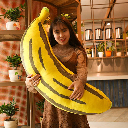 Cartoon Large Banana Holding Pillow Bed Back Cushion Office Headboard With Pillow Back Cushion Sofa With Pillow Soft Bag Individuality Creativity