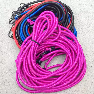 12mm imported latex wire bundling telescopic rope courier delivery tie elastic rope electric car rope
