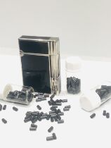 Du Peng L2 lighter special soft flint 2 5mm black flint imported calcium carbide 50 grains special pack large spark