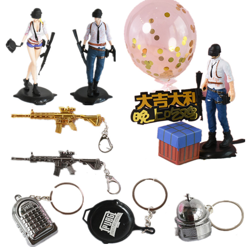 Big Italy Tonight Eat Chicken Birthday Cake Decoration Swing Accessories Car Baking Materials Weapons People Occasional Red Inserts