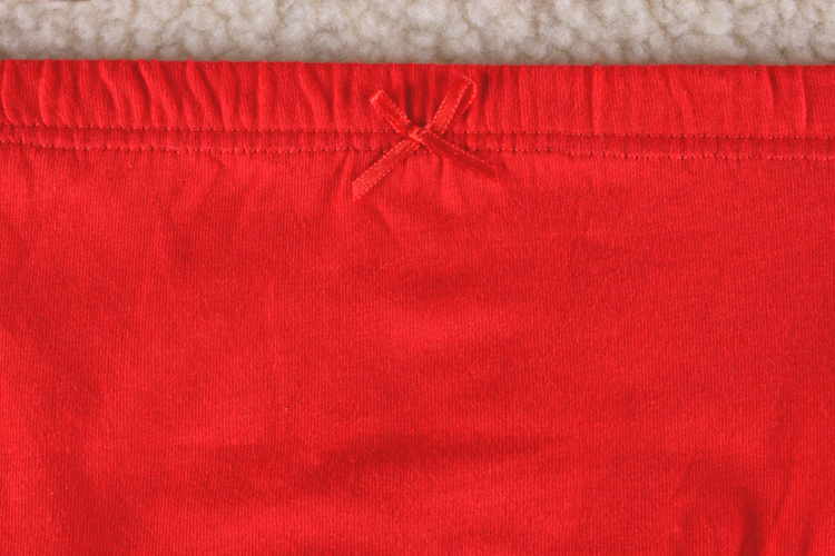 Bướm chính hãng Anfen 100% Cotton Red Red SpongeBob thai sản Tam giác nữ Quần short cotton giữa quần lót ren