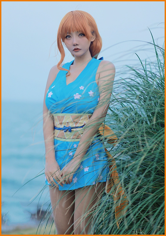 One Piece Wano Quốc Chương cos Nami kimono đồ ngủ thành viên Mũ Rơm trang phục hóa trang nữ Nhật Bản Yukata