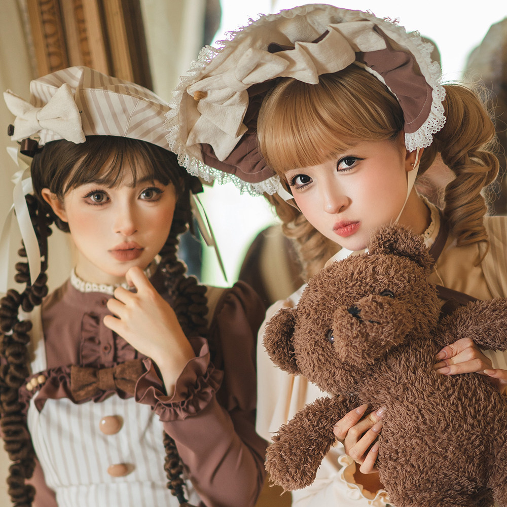 原创设计古典巧克力Lolita小物大礼帽&BNT贝雷帽：👑复古甜品控必入！-lolita洛丽塔配饰小物-淘宝好物网