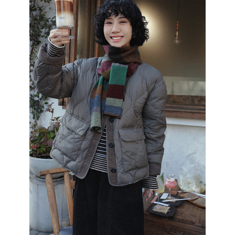 Tt Designer [Winter Night Overture] Warm and Windproof 90 White Goose down Matte down Jacket Women's Winter Casual Jacket