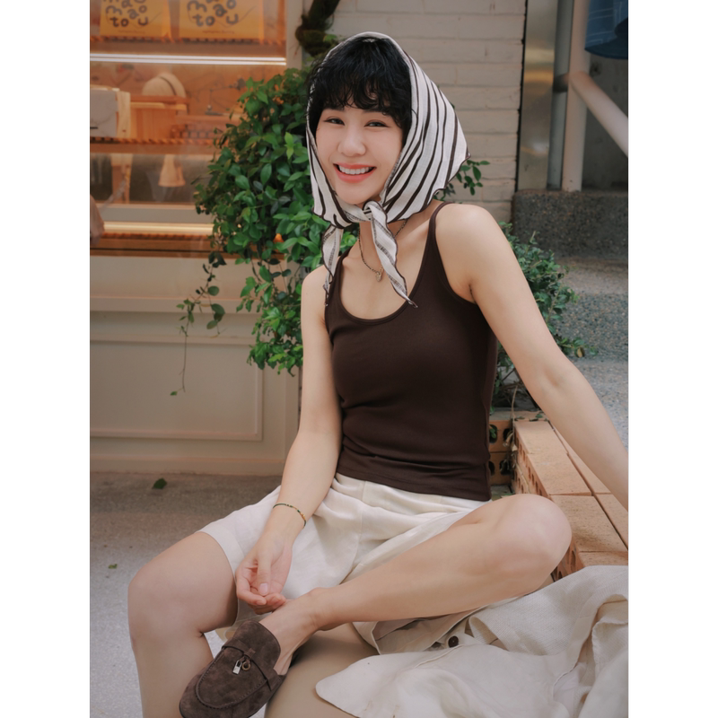 Tt Designer [Love Muse] Gentle and Delicate Lace Patchwork Camisole for Women, Summer Skin-Friendly Base Layer