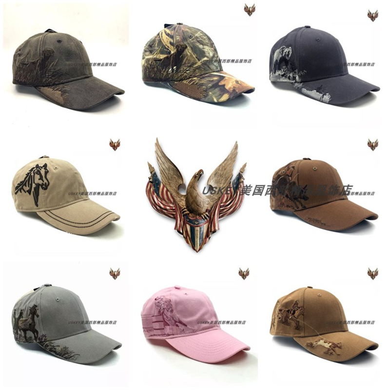 US Western cowboy hat imported from Bangladesh authentic US version of Western outdoor men's and women's baseball hat