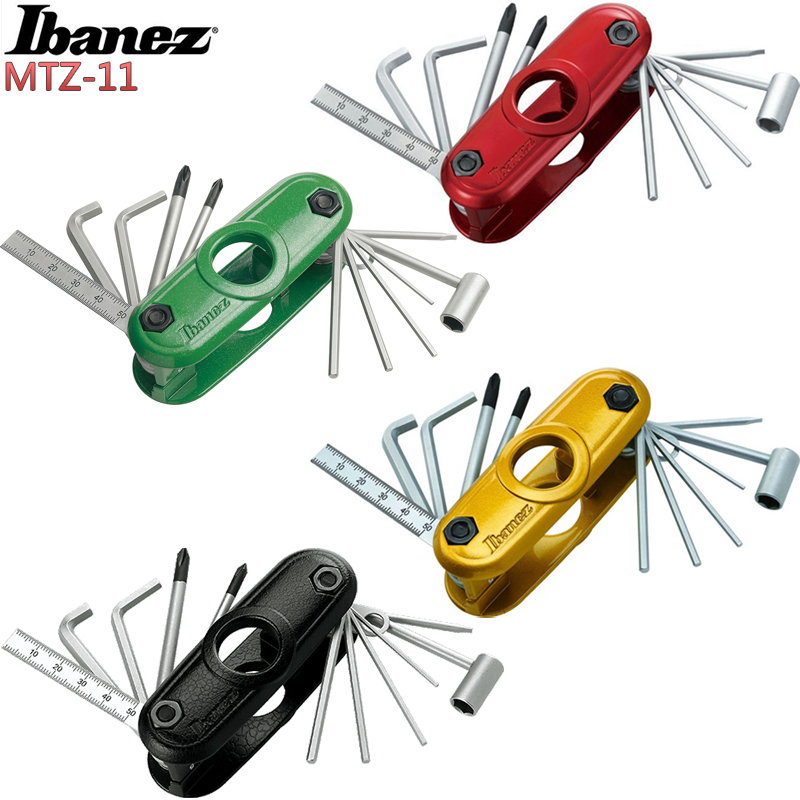 Ibanez MTZ-11 フォークアコースティックギターエレキギターベースチューニングツールブリッジネック調整レンチ