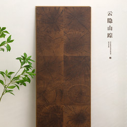Quake annual wheel art parquet reinforced composite wood floor antique Stylish For Home residential commercial factory direct sales