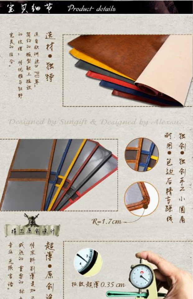 Sáng tạo giấy phép lái xe retro trường hợp da nam siêu mỏng cá tính đơn giản giấy phép lái xe giấy phép lái xe túi nữ bộ thẻ gói ví đựng thẻ nữ