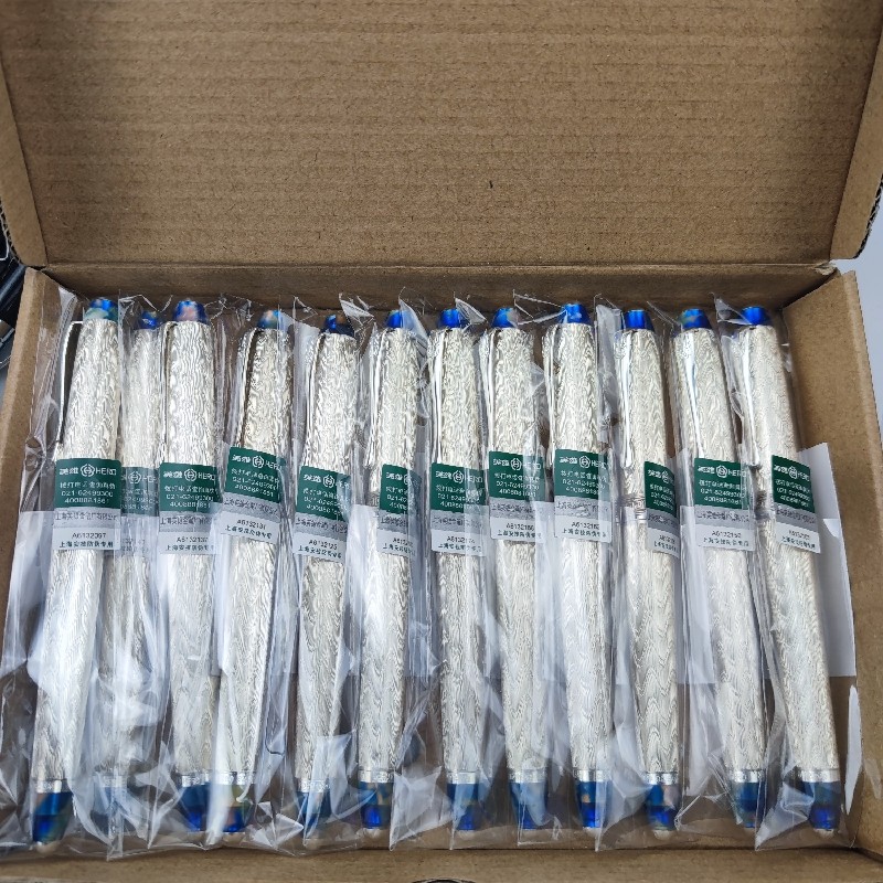 Hero Totem Mark 1020 Sterling Silver Pen 14k Gold Tip Pen Bag Pen Case Security