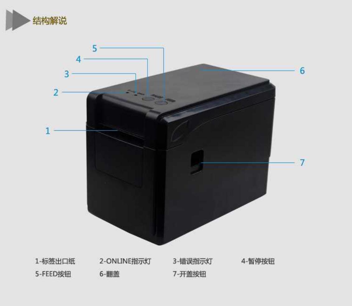 Máy in mã vạch Jiabo GP2120TF / TL tự dán nhiệt hai chiều mã máy in nhãn nhóm của Mỹ - Thiết bị mua / quét mã vạch