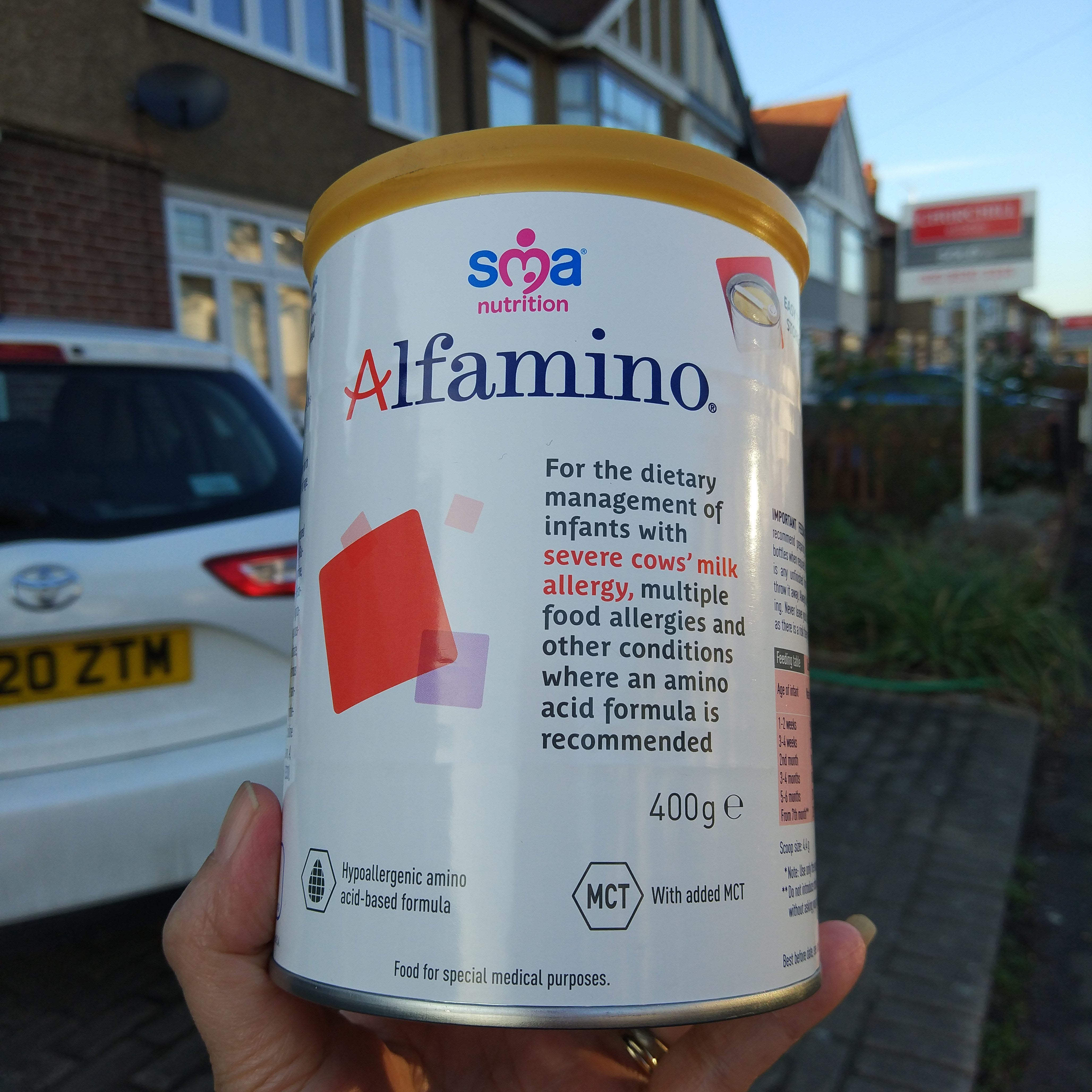 [USD 79.95] British version of Nestlé SMA Alfamino Enmin Shuamine amino acid formula food