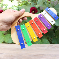 Orff portable music instrument childrens percussion instrument aluminum plate piano kindergarten early education Orff wooden percussion instrument