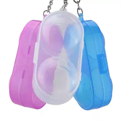 Mini table tennis ball box special protection box hard plastic table tennis Box storage box can hold two table tennis balls