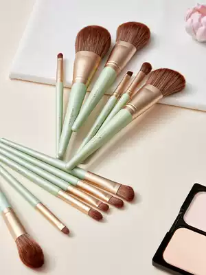 Meihou 13 rain lotus makeup brush set Chen Caini recommends loose powder eye shadow eyebrow brush Blush brush tool set