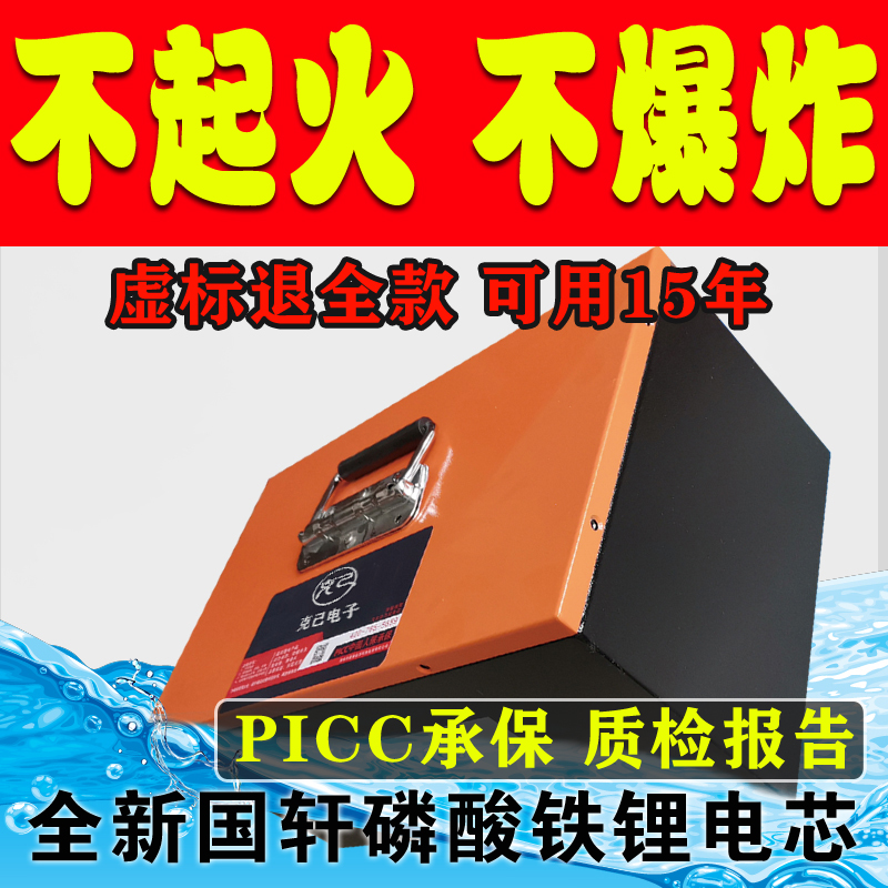 Lithium Iron Phosphate Takeaway Electric Car Battery 48 V 60v20a72v30 An Tricycle Large Capacity Power Battery