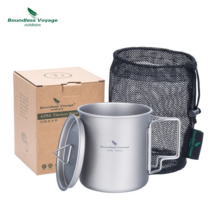 Кружка для кемпинга Boundless Voyage из чистого титана