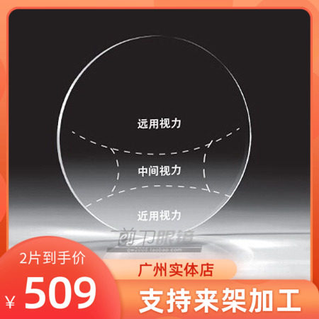 Ultra-wide view 1 56 green film plus hard ultra-thin multi-focal eye lenses progressive old flower eyes male and female radiation-resistant