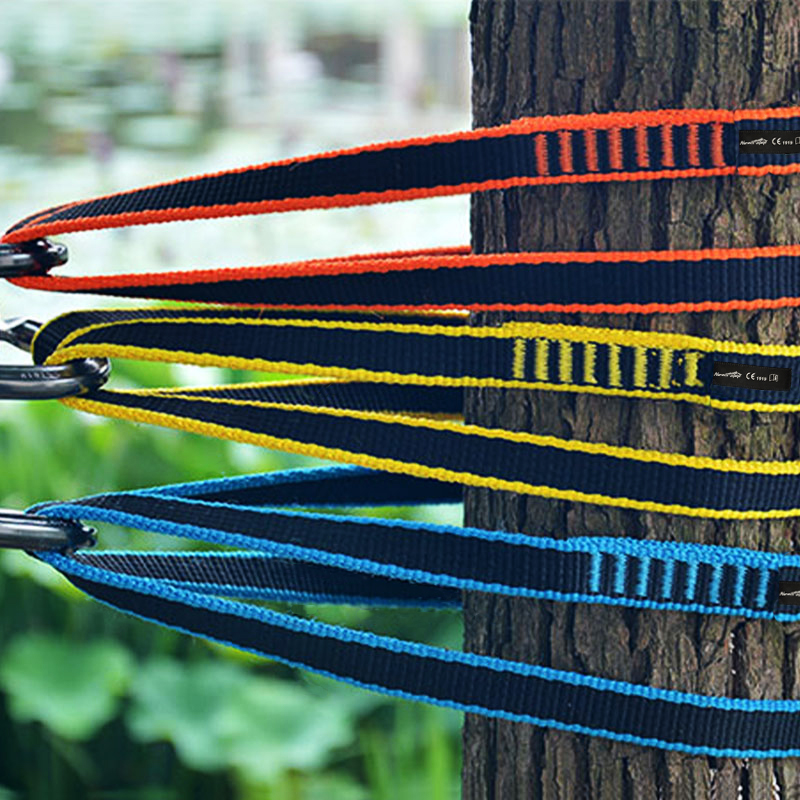Outdoor climbing equipment Forming flat belt ring mountaineering flat belt Wear-resistant flat belt Safety protection belt Nylon flat belt