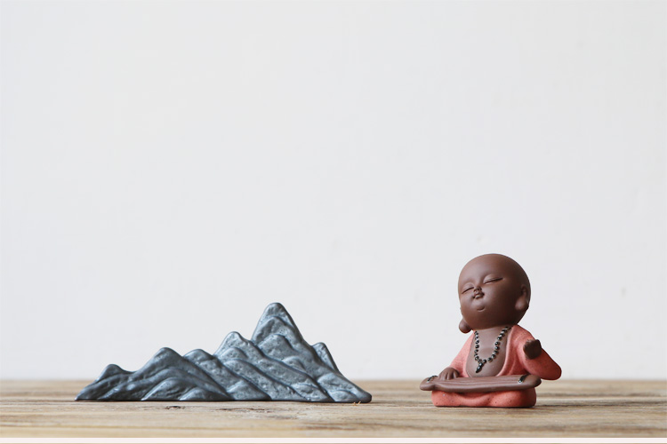 Zen gốm sứ Yuanshan chủ bút sáng tạo nhà vệ sinh trà phụ kiện trà khay trà khô phong cảnh trang trí bàn trà trang trí thú cưng bình pha trà giữ nhiệt có lưới lọc