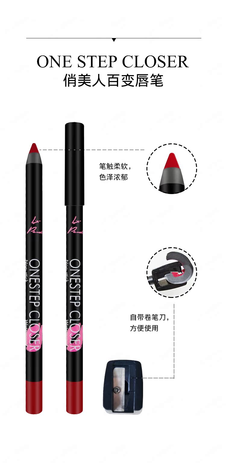 Beauty Beauty Lip liner Pen Lipstick Outline Lip Shape Waterproof Lasting Lip Pencil Pencil Matte Matte Pencil Sharpener son bút chì mamonde