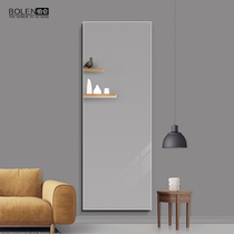 BOLEN Frameless full-length mirror Wall-mounted full-length mirror Simple right angle floor-to-ceiling mirror Large mirror Entrance mirror Fitting mirror