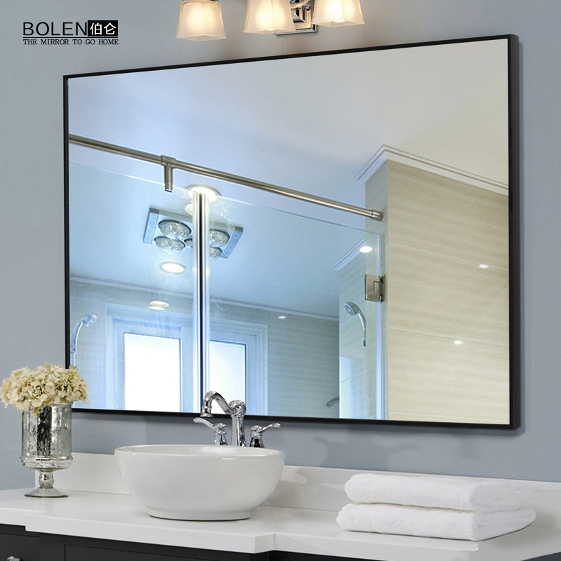 BOLEN Simple bathroom mirror Bathroom mirror Bathroom mirror Decorative mirror Bathroom mirror Vanity mirror Large mirror