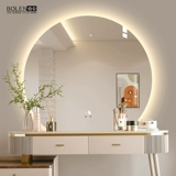 Creative Creative Semicap Smart Bath Mirror Mirror Make Press Makeup Makeup Make Make Make стена -круглое зеркало