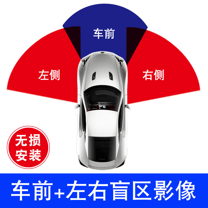 Right Side Blind Zone Camera Front Front Wheel Car Assistance System High Definition Wide Angle Night Vision Free of distortion without distortion