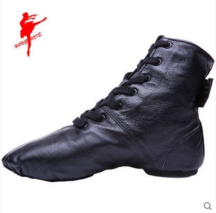 Red dance shoes and shoes all leather jazz boots modern dance shoes and red dance shoes 1031 promotion
