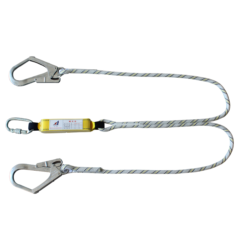 Outdoor aerial work safety rope anti-fall safety rope seat belt buffer connection rope air conditioning installation protection rope