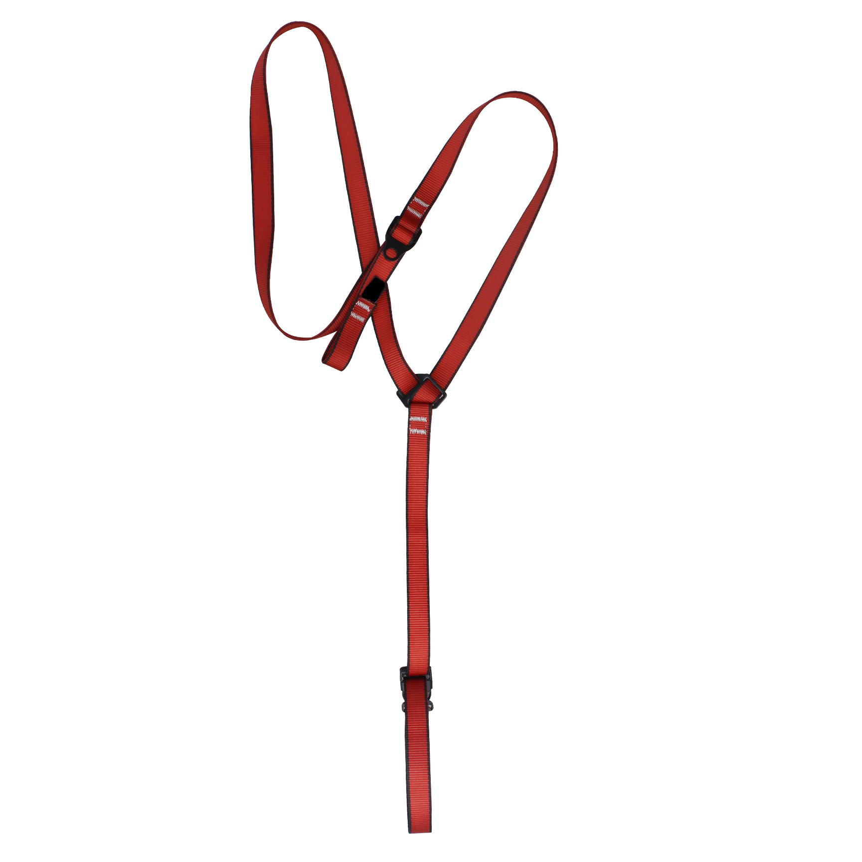 Chest-type ascender fixed seat belt shoulder strap abdominal front adjustable connecting seat belt chest type seat belt