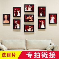 Photo Wall photo wall photo frame 10 inch 7 inch 5 inch Wash Photo Life Photo Wedding Photo children photo special photo link