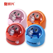 Revitalizing fashion creative European soot storage with lid spherical flap candy color smoke Cup ashtray