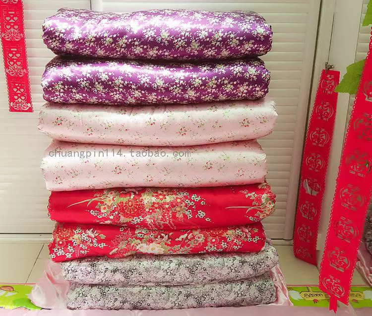 Đám cưới lụa trượt băng lụa tơ tằm bao gồm lụa satin đám cưới chăn quilt lụa - Quilt Covers